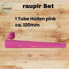 raupir Set pink Choosyapers Einhorn Papers Drehtablett Tube