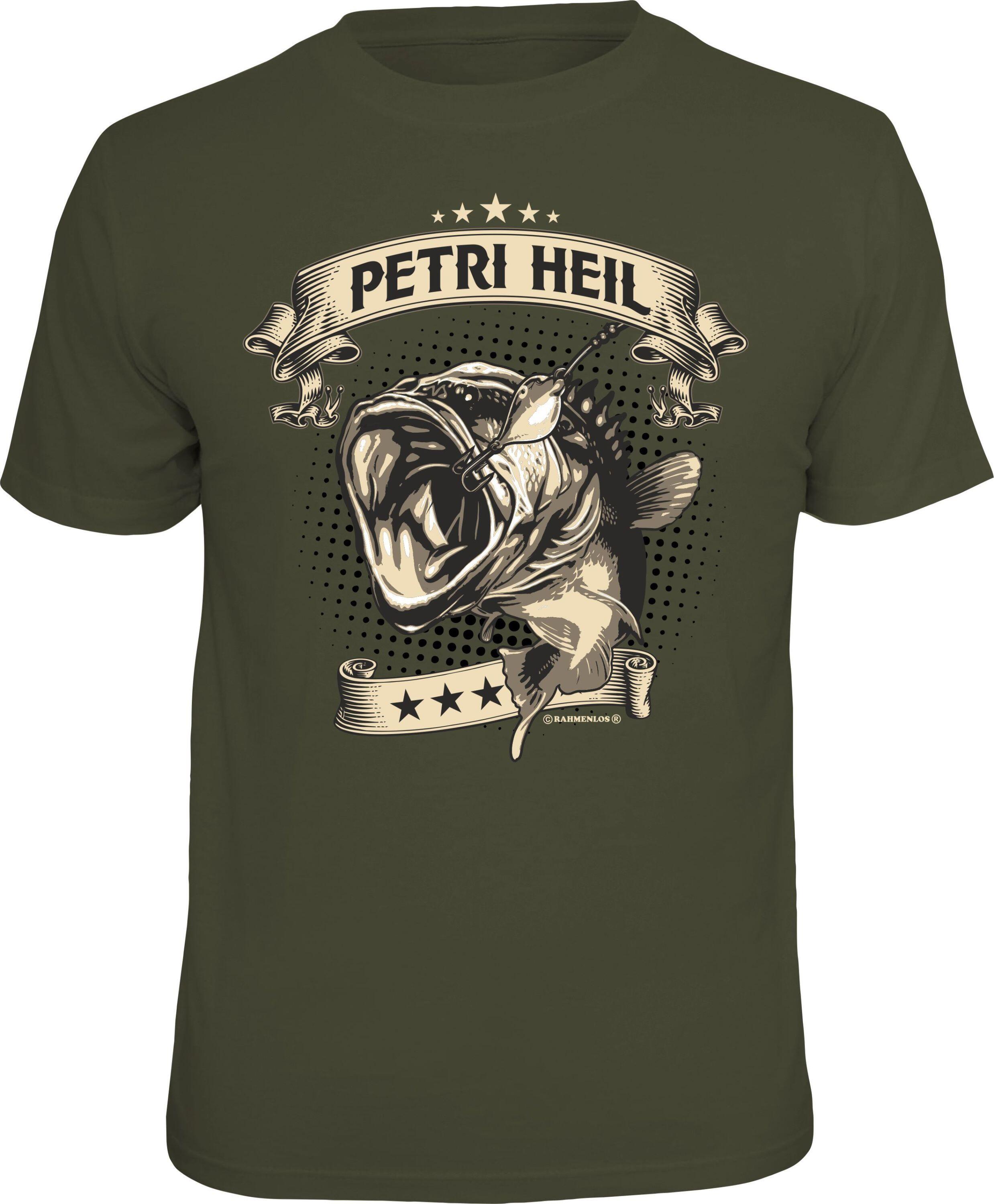 49+ Angler sprueche petri heil , TShirt PETRI HEIL Huslage24